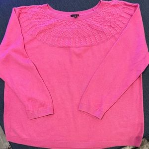 Talbots 3X Sweater in pink